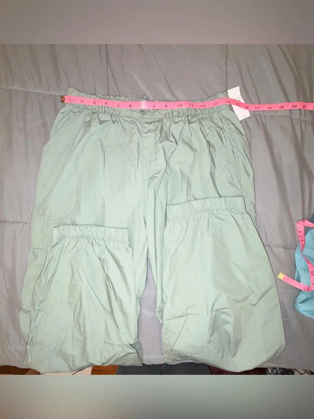 NWT Gap Kids Sage Green Cargo Jogger Pants XXXL (18-20) Drawstring
